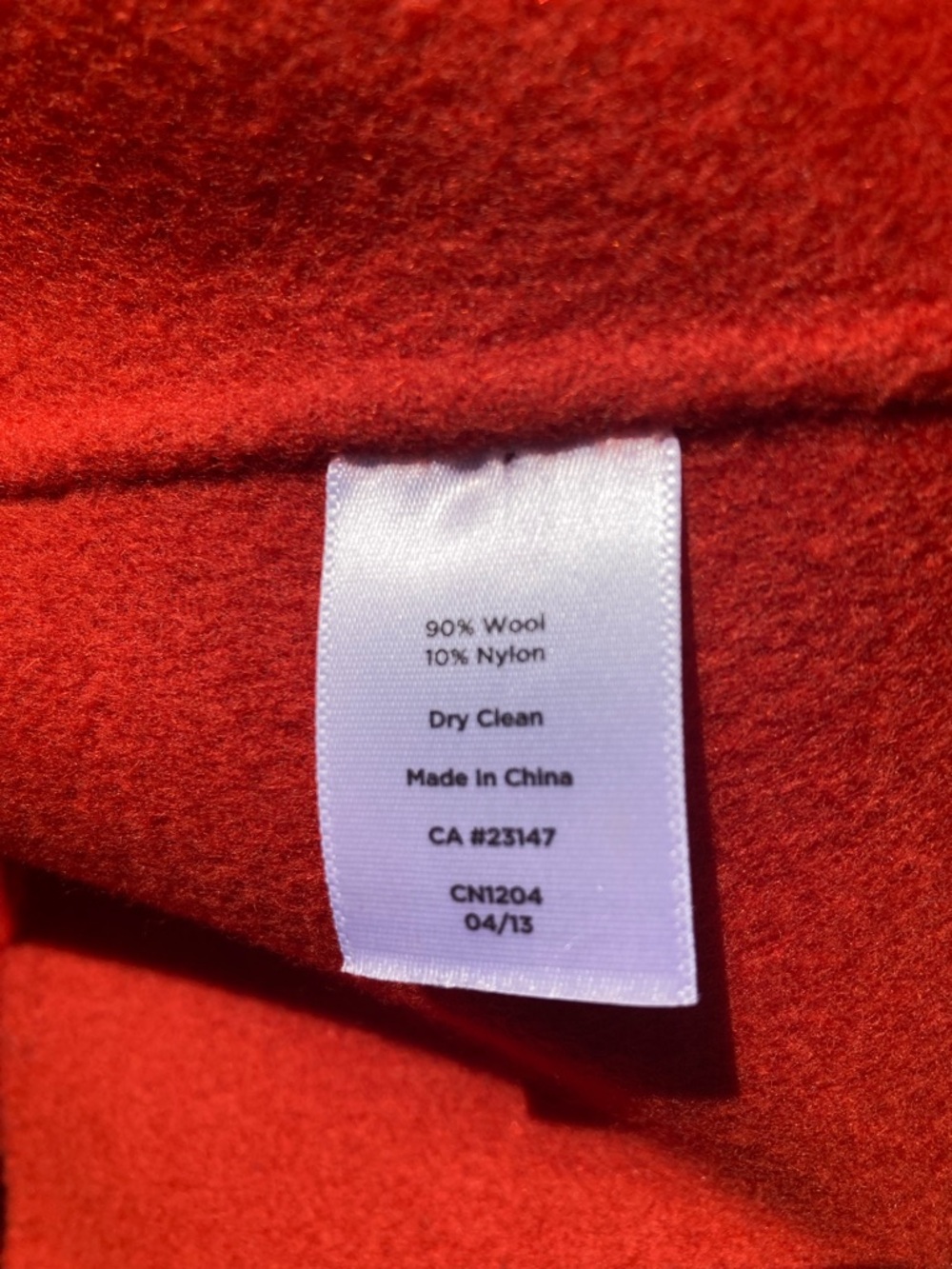 Wool Orange Jacket - Picture 10 of 10
